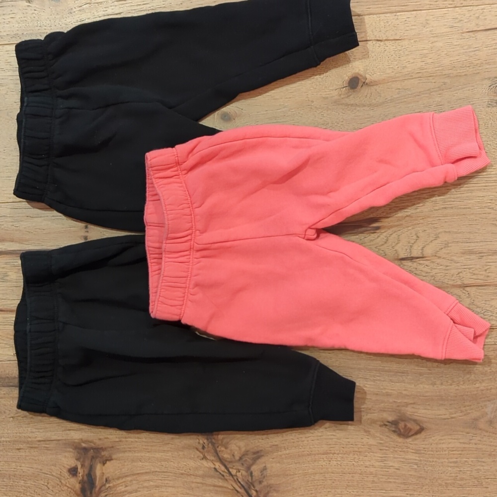 6-9 Month Sweat Pants 3 Pairs